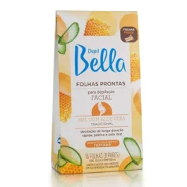 Depil Bella Folhas Facial Mel Deo 16fls